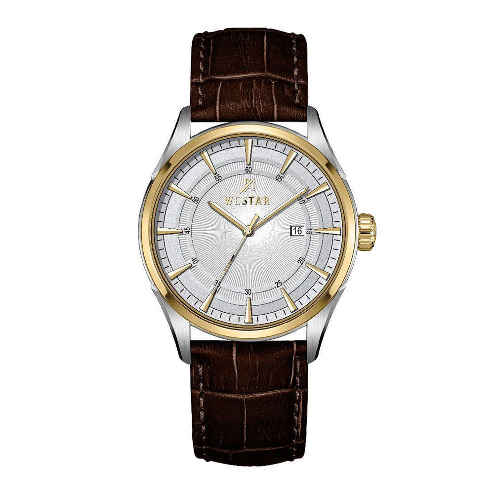 Westar Executive Gents Silver Dial Quartz Watch - EX7655CBN127