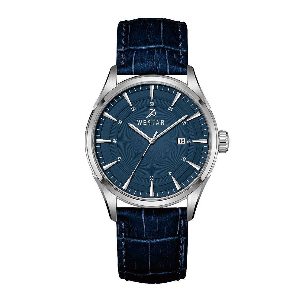 Westar Executive Gents Blue Dial Quartz Watch - EX7655STN144