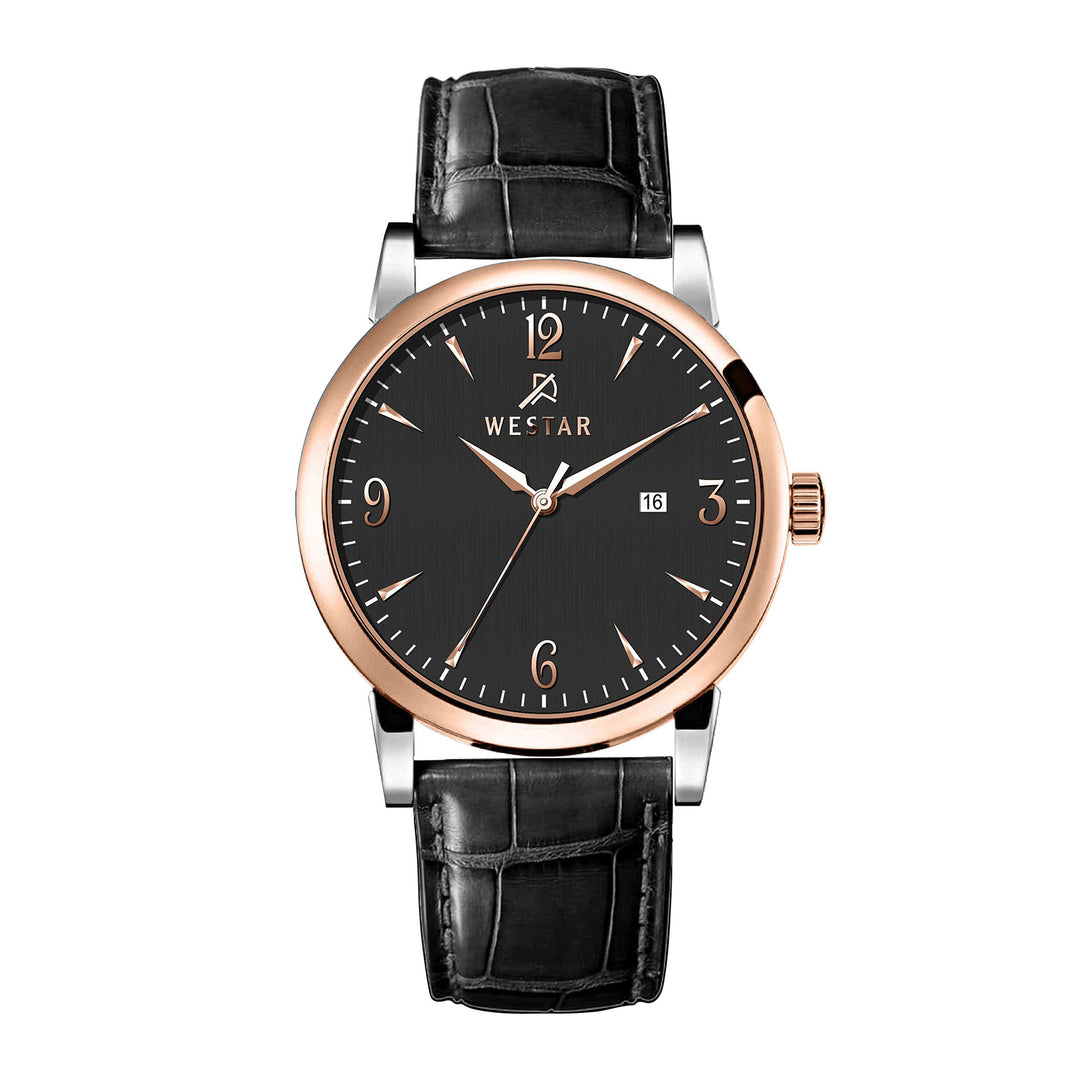 Westar Executive Gents Black Dial Quartz Watch - EX7657SPN603