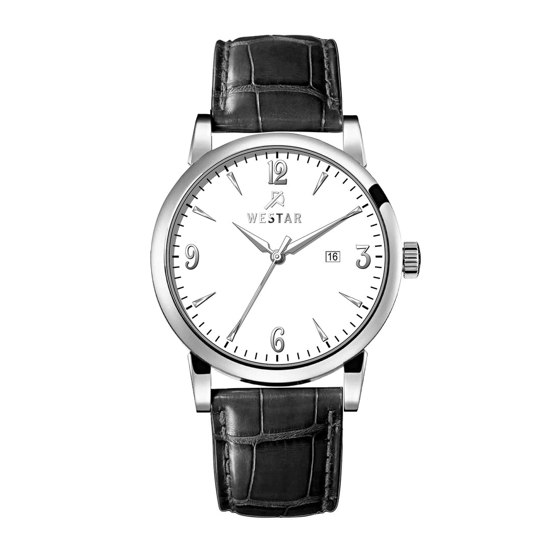 Westar Executive Gents White Dial Quartz Watch - EX7657STN101
