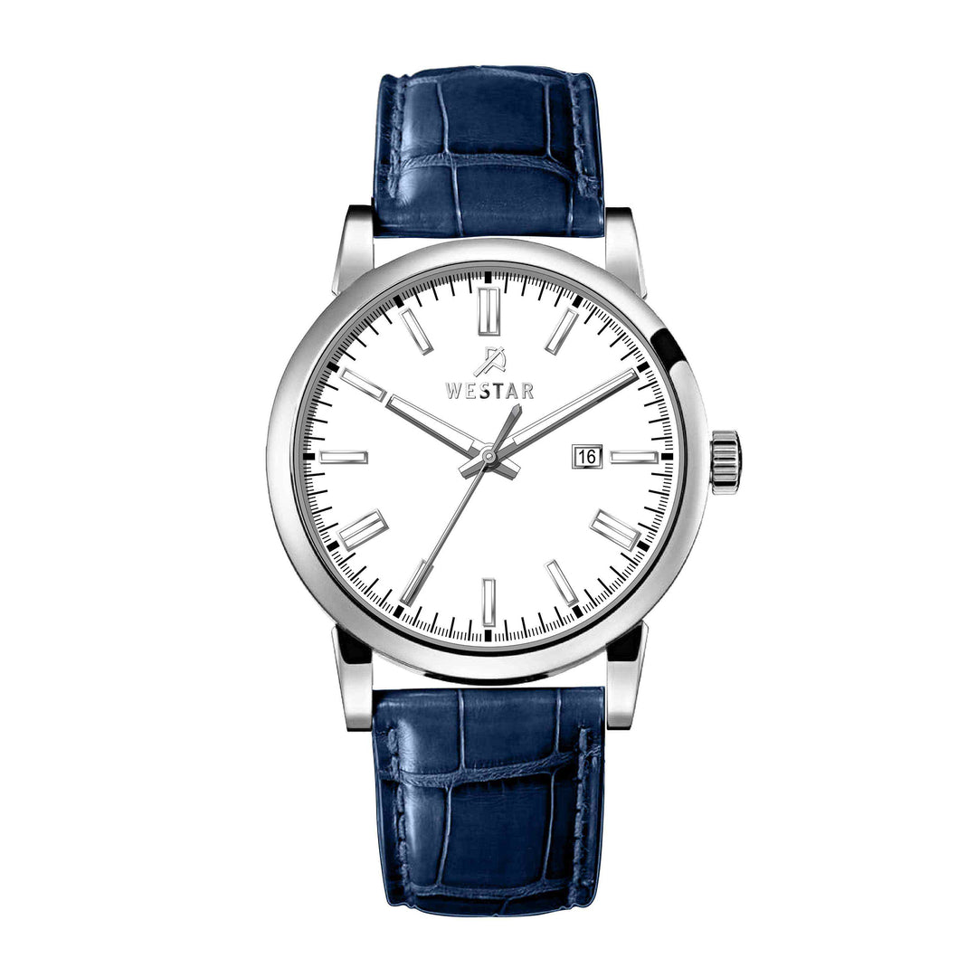 Westar Executive Gents White Dial Quartz Watch - EX7658STN141