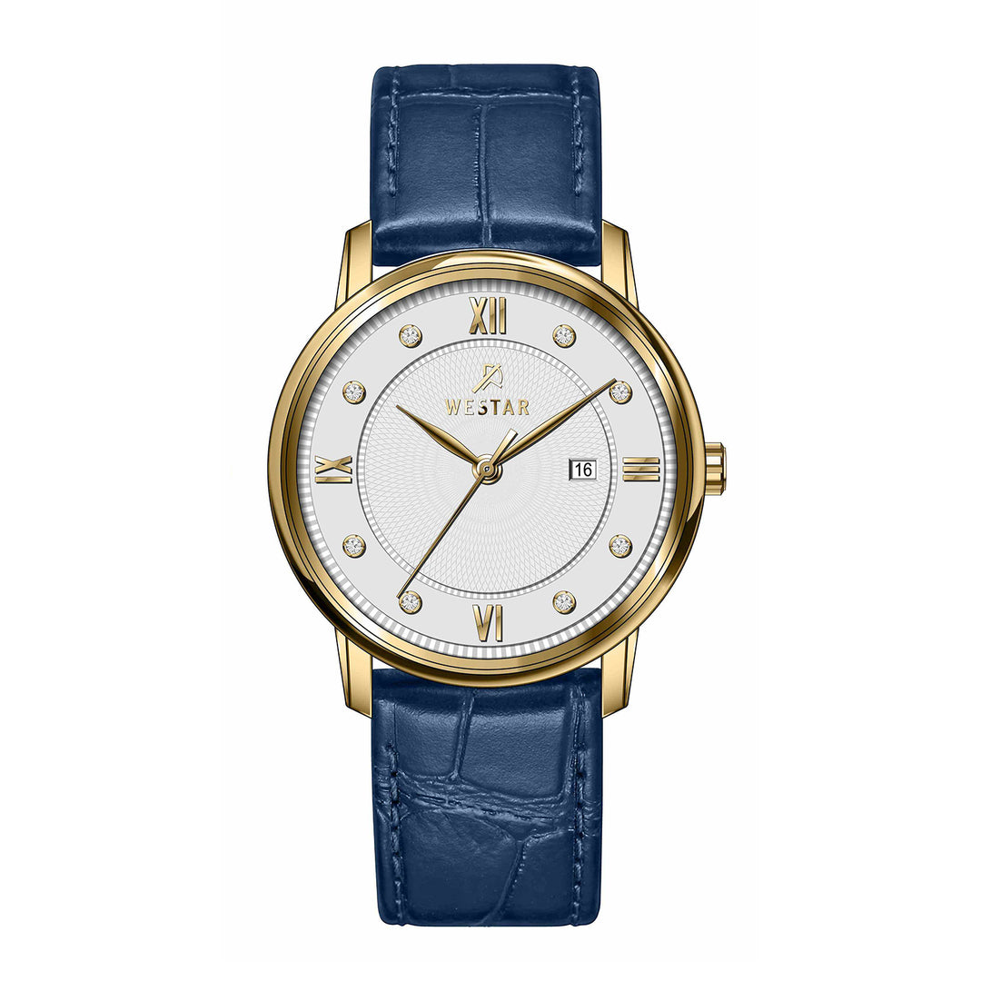 Westar Executive Gents White Dial Quartz Watch - EX7660GPN141