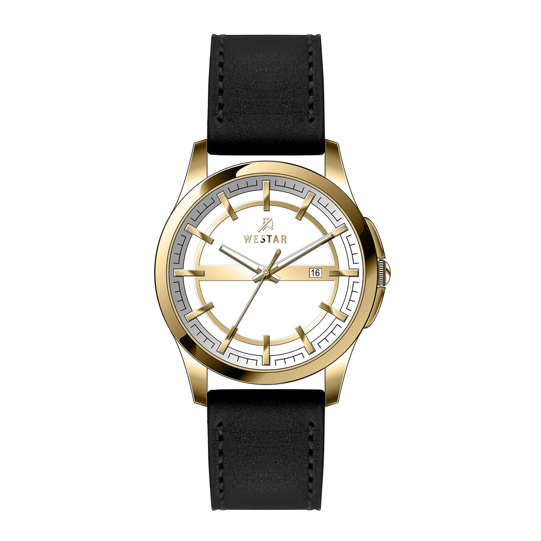 Westar Executive Gents White Dial Quartz Watch - EX7663GPN101