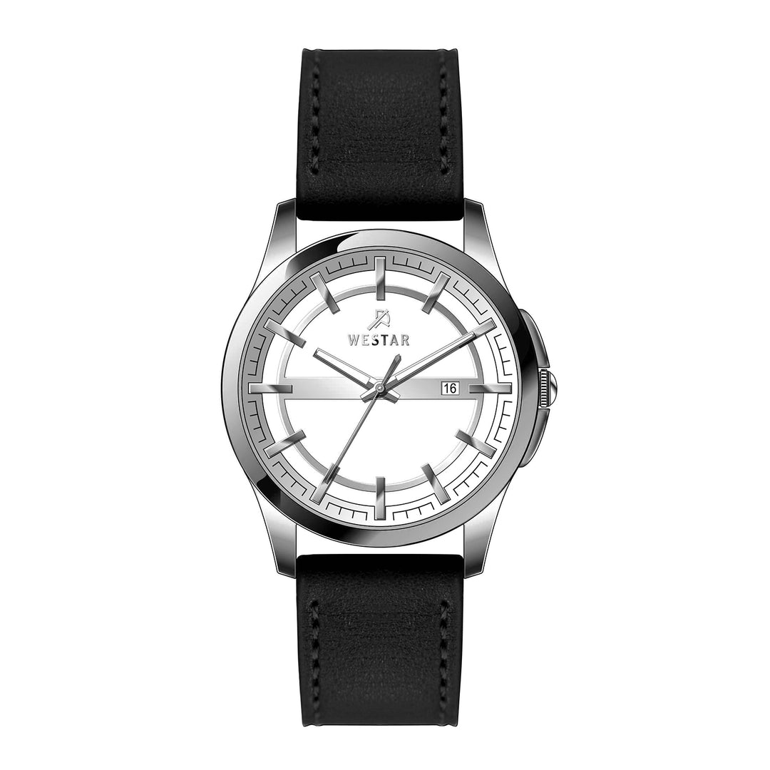 Westar Executive Gents White Dial Quartz Watch - EX7663STN101