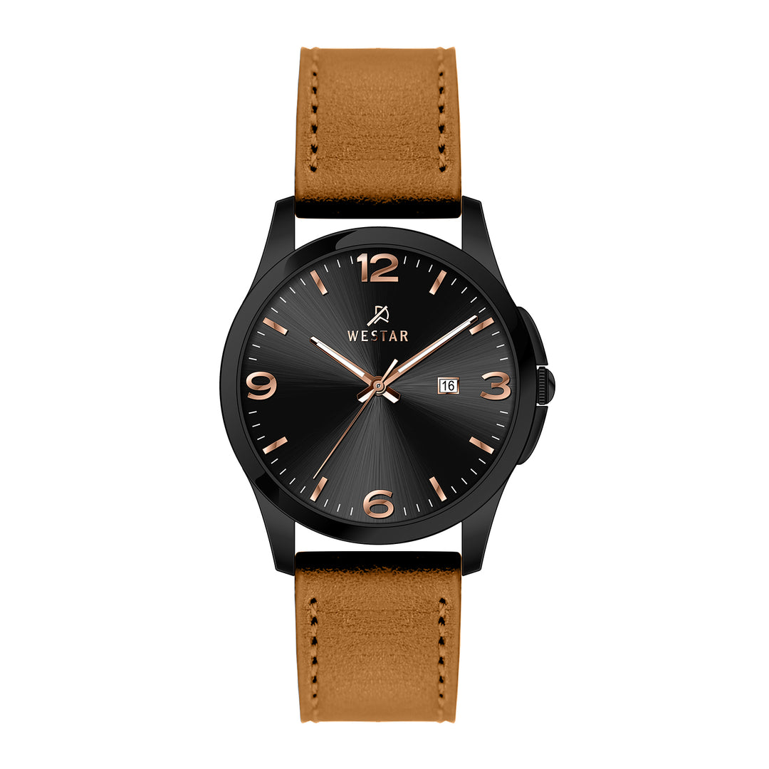 Westar Executive Gents Black Dial Quartz Watch - EX7664BBN683