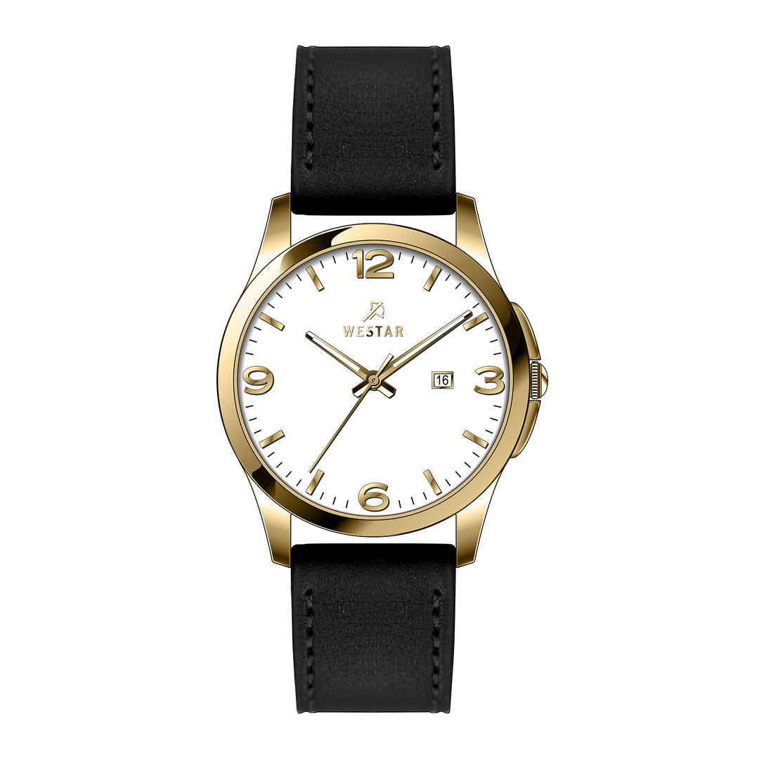 Westar Executive Gents White Dial Quartz Watch - EX7664GPN101