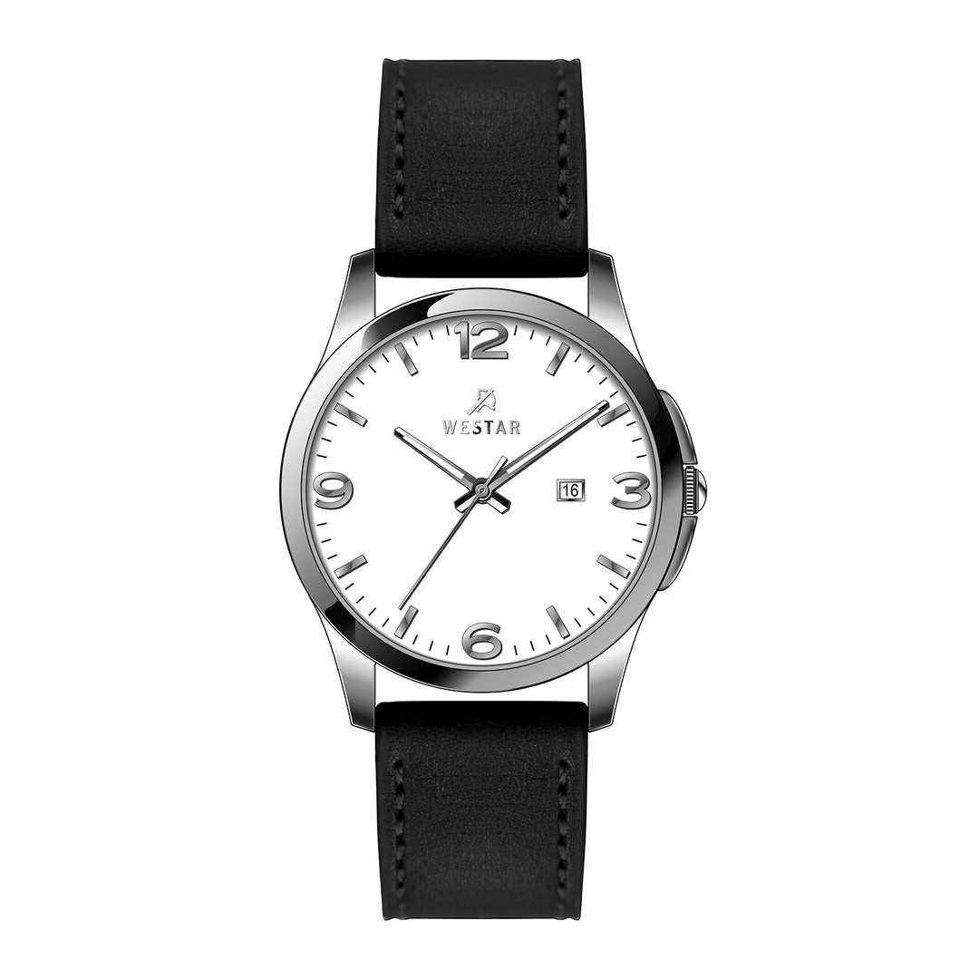 Westar Executive Gents White Dial Quartz Watch - EX7664STN101