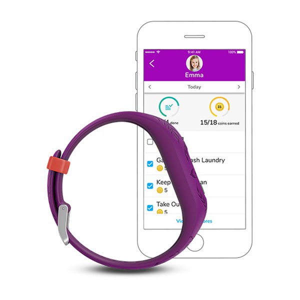 ساعة ذكية Garmin Vivofit Jr. 2 بتصميم آنا من فيلم ديزني "فروزن 2" مع شاشة كاملة