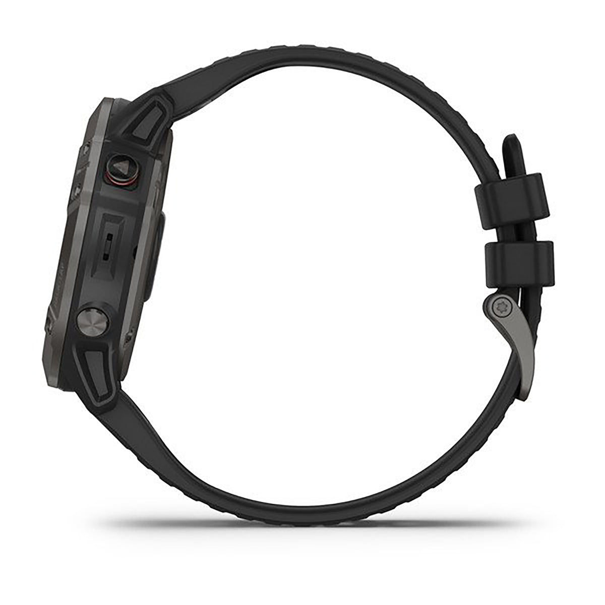 ساعة Garmin Fenix 6X Pro وSapphire Edition بسوار سيليكون أسود وشاشة ملونة بالكامل
