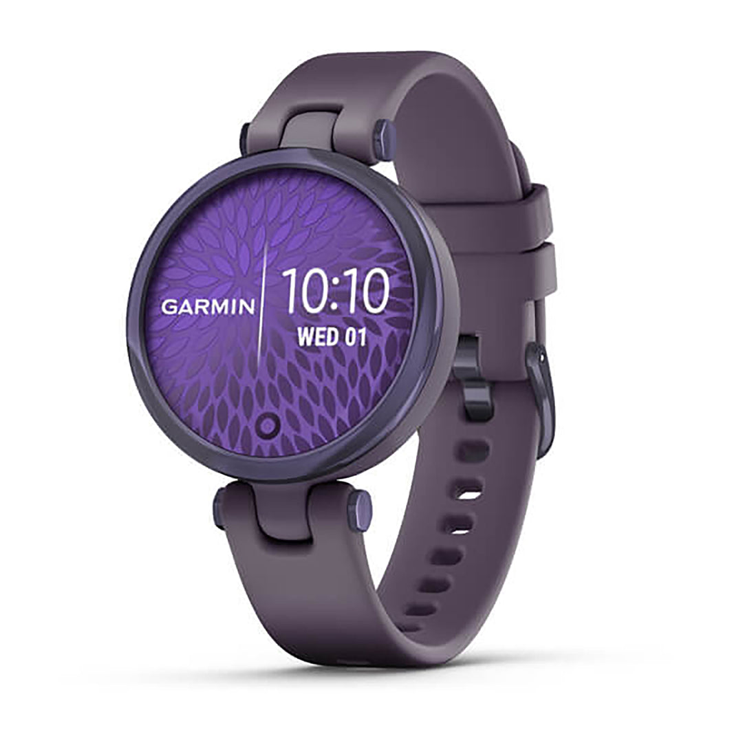 Garmin Lily Silicone Orchid Strap Full Color Display Dial Watch - 010-02384-12