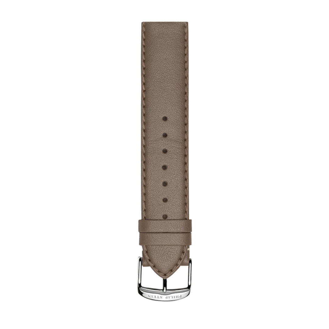 PHILIP STEIN Signature Taupe Apple-peel Strap Size 2