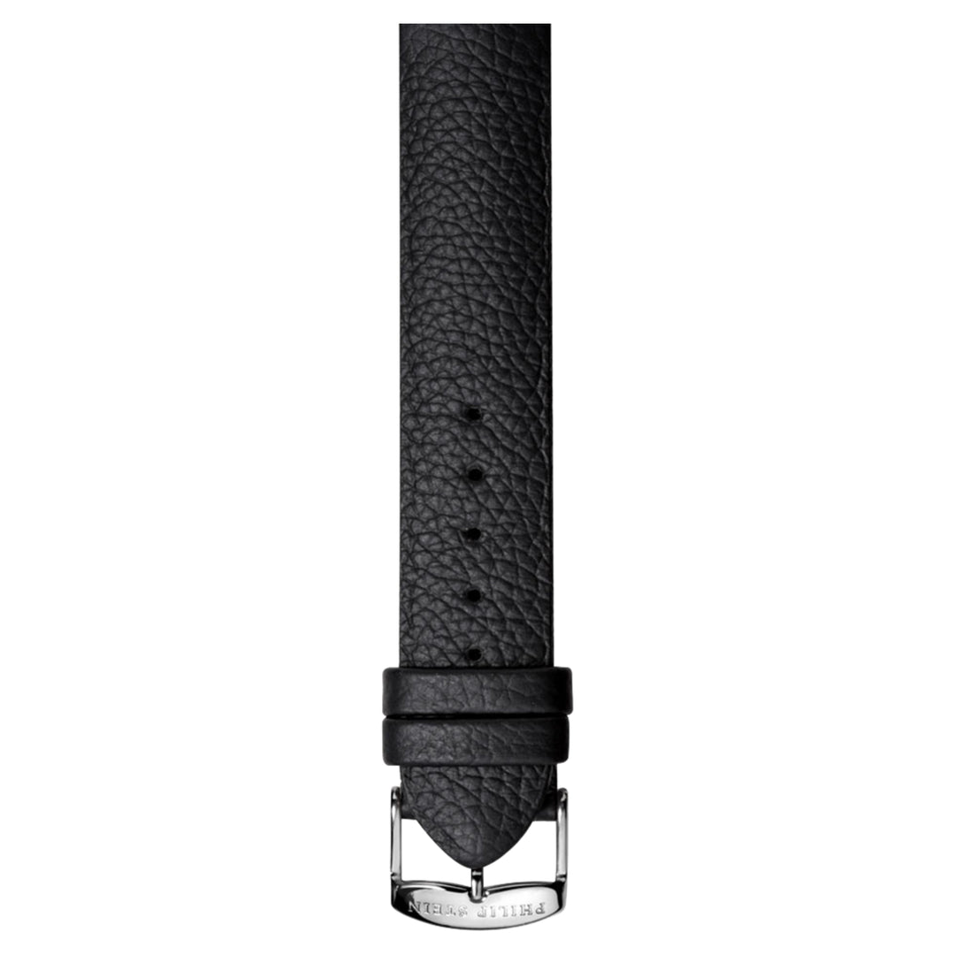 PHILIP STEIN Signature Black Leather Strap Size 1