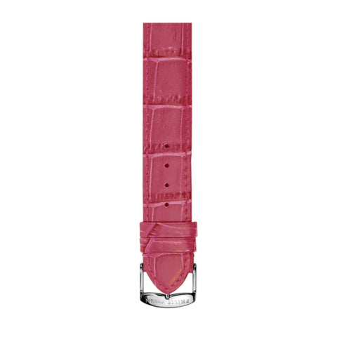 PHILIP STEIN Signature D.Pink Alligator-print Strap Size 1