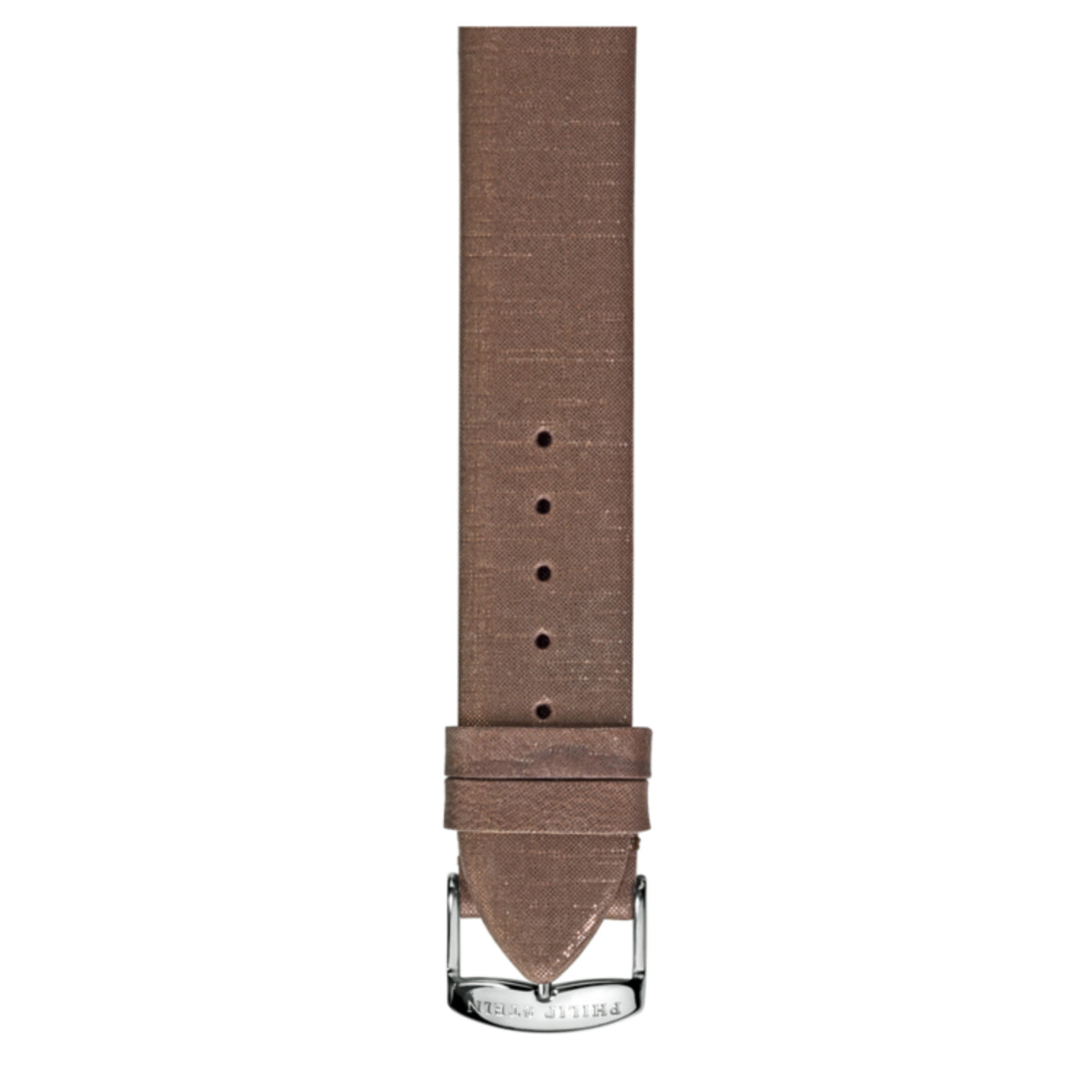Philip Stein Signature Metallic Brown Calf Strap Size 2