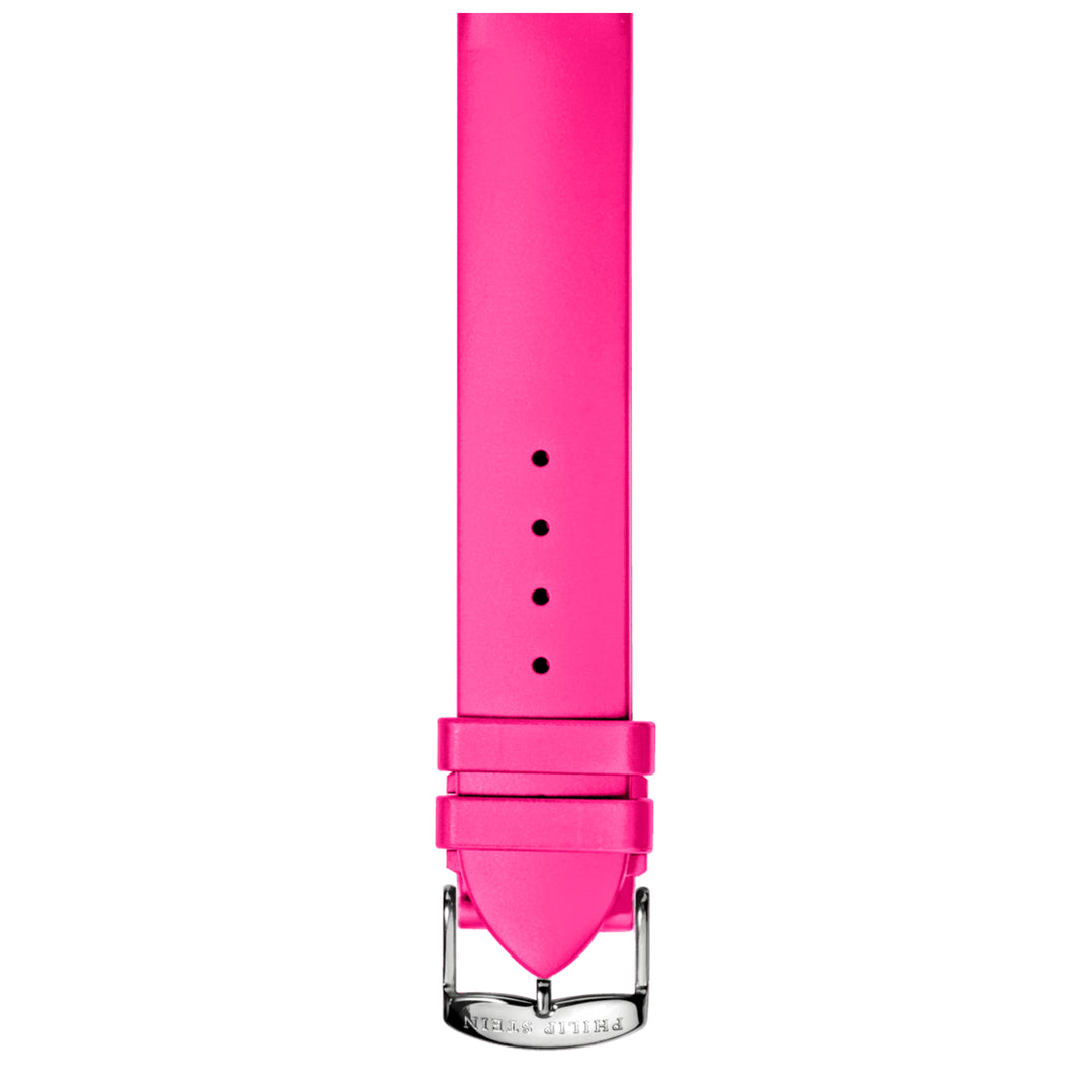 PHILIP STEIN Signature Hot Pink Silicone Strap Size 2