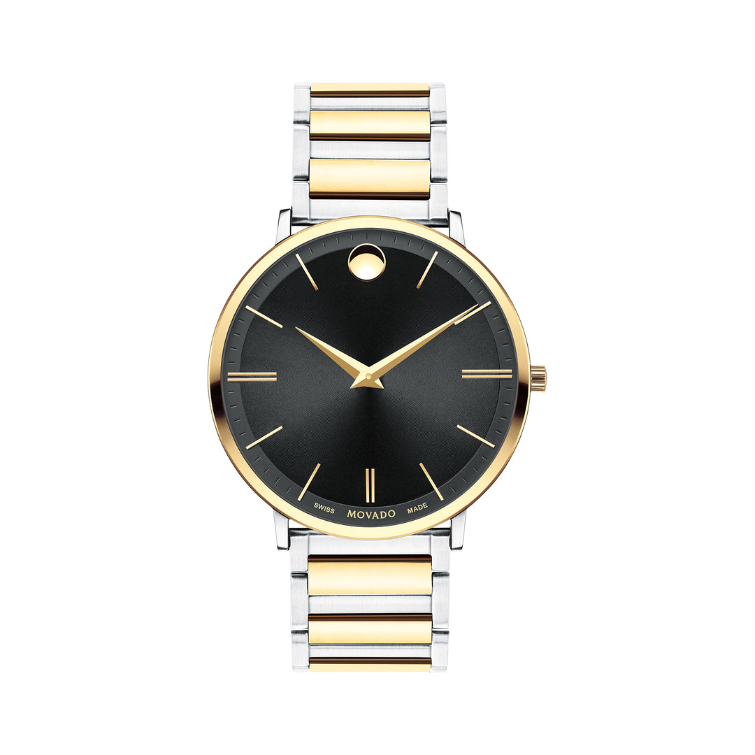 Movado Men's Watch Yellow Gold Case Quartz