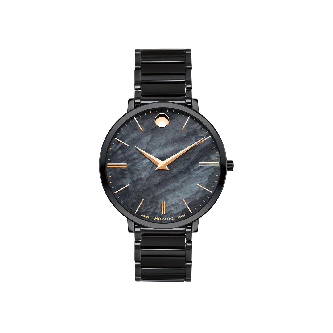 Movado Women's Watch Black Pvd Case Quartz