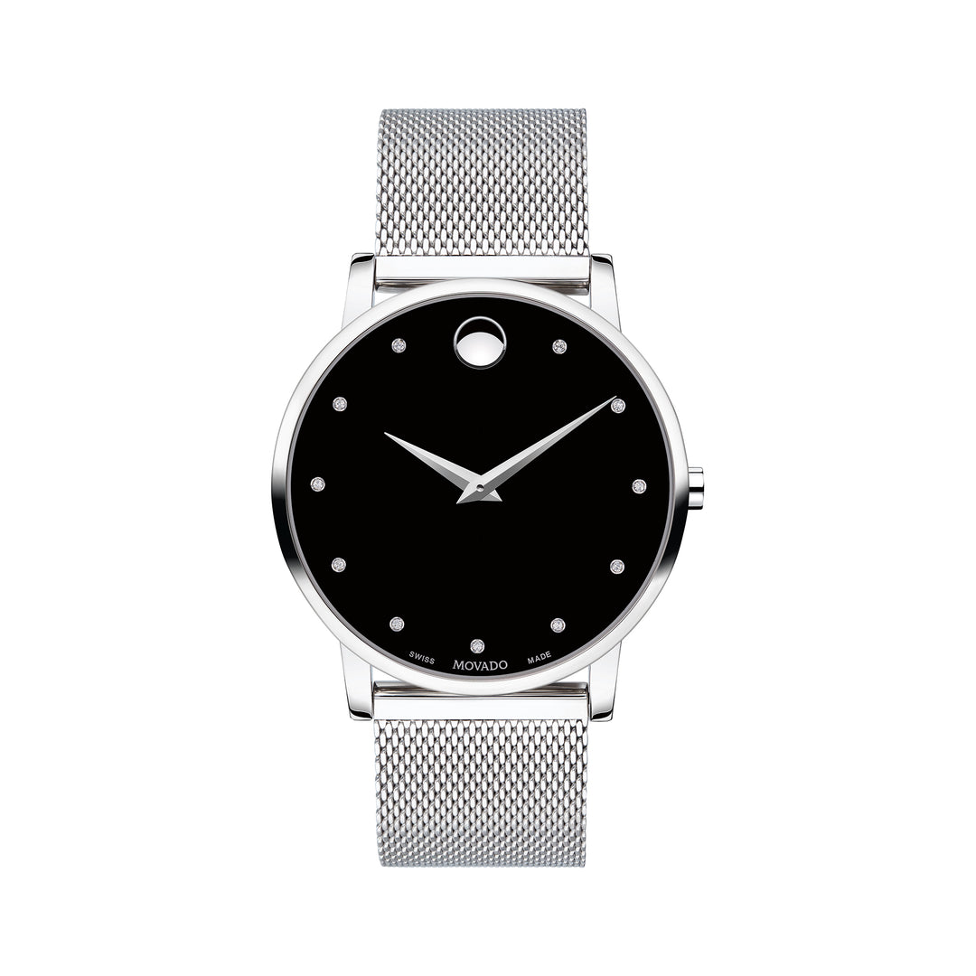 Movado Men's Watch Silver Case Quartz