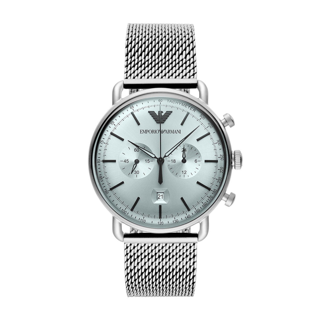 EMPORIO ARMANI Men's Aviator Fashion Quartz Watch