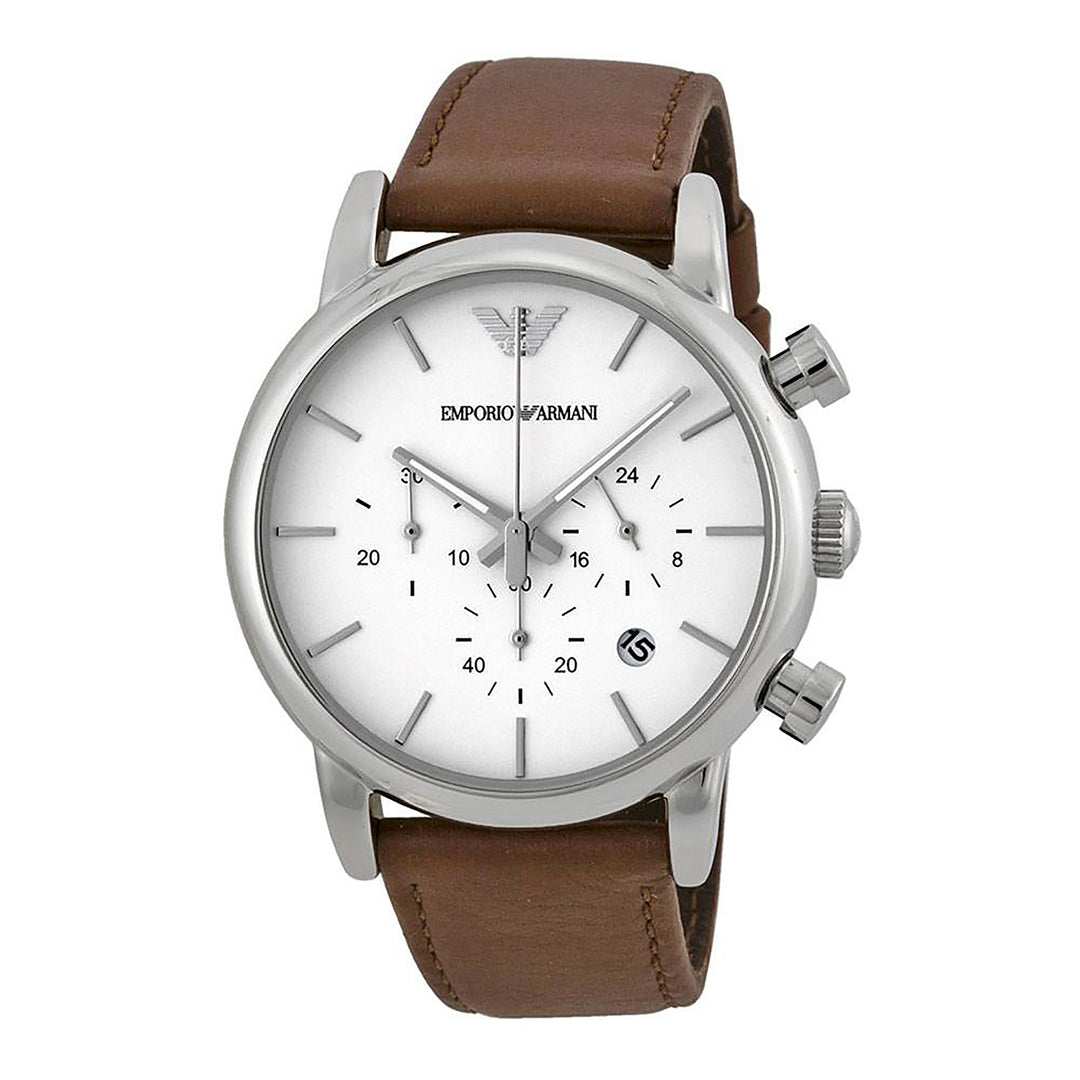 ANALOG WATCH SS LEATHER STRAP