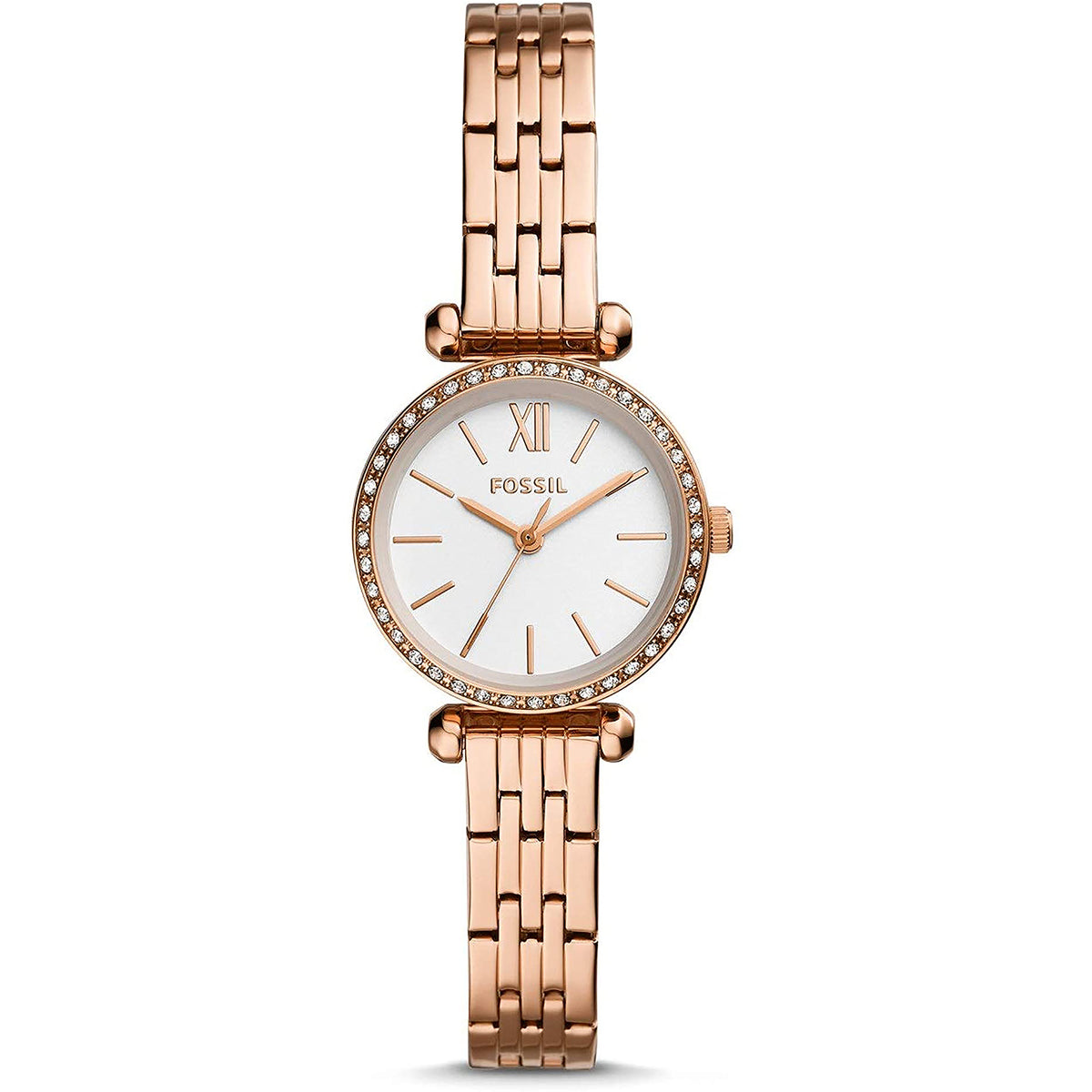 Fossil Analog Women's Watch Gold Plated Metal Bracelet