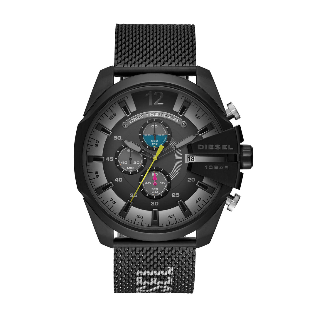 DIESEL Men's Mega Chief Fashion Quartz Watch