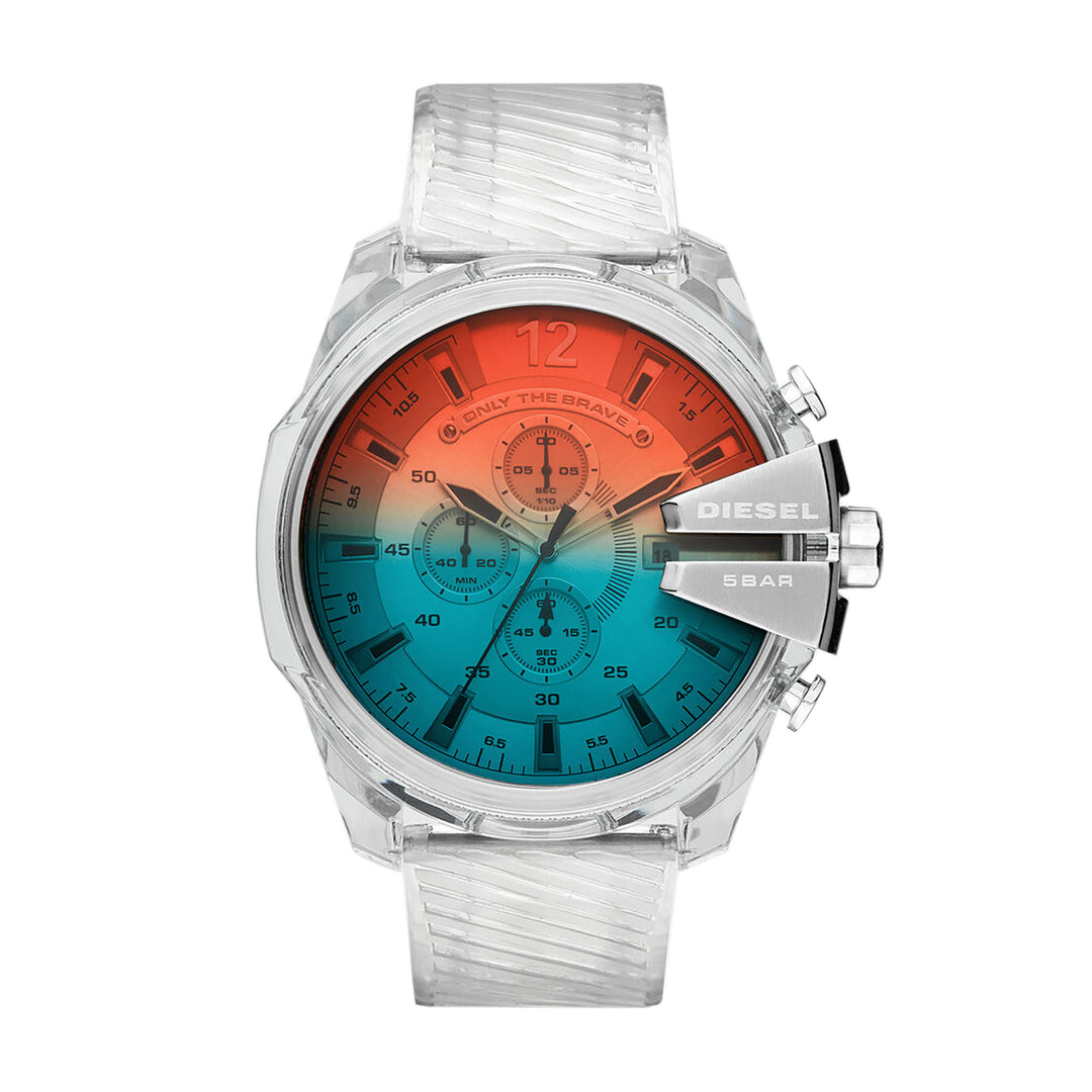 DIESEL Men's Mega Chief Fashion Quartz Watch