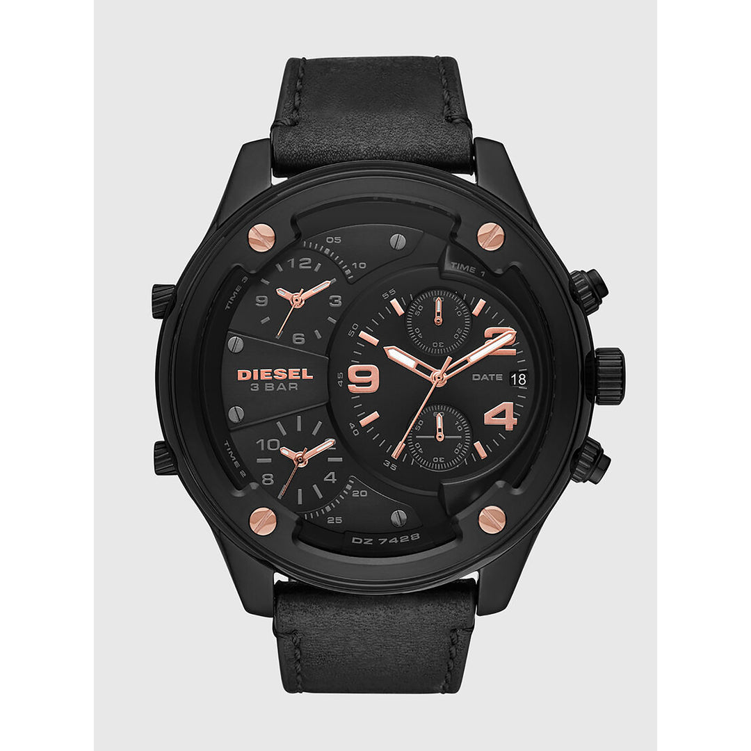 ANALOG WATCH SS LEATHER STRAP