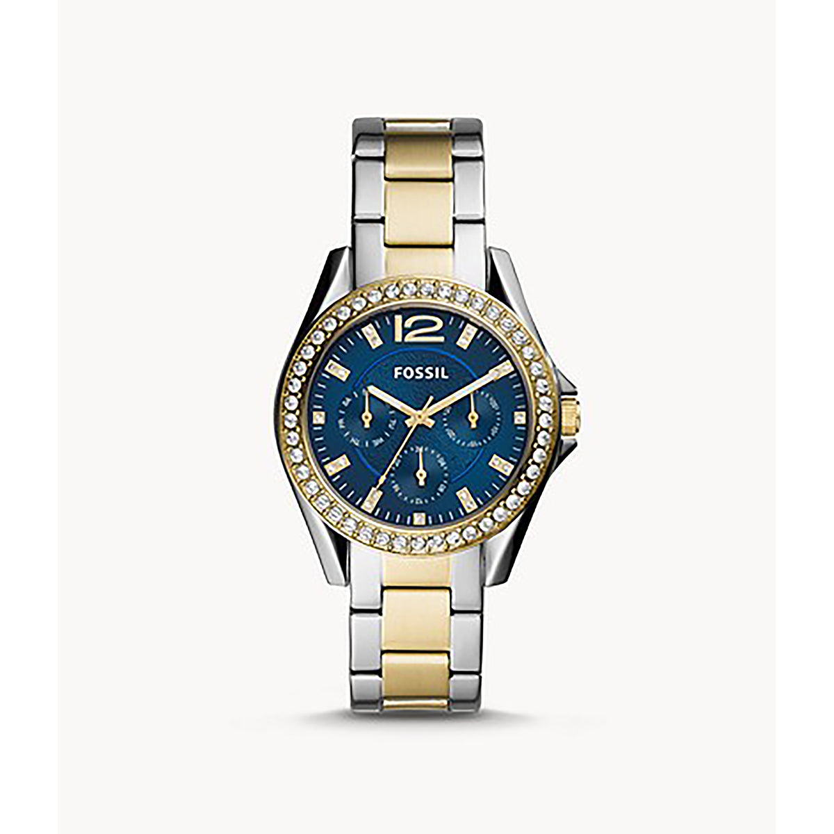 Fossil Analog Women's Watch Gold Plated Metal Bracelet