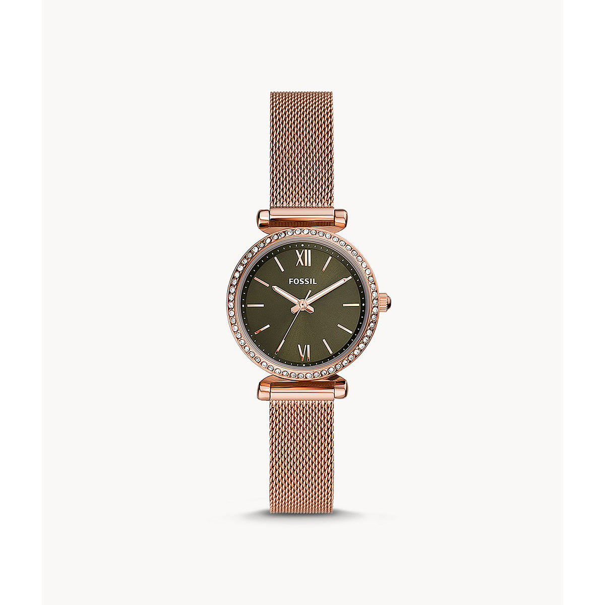Fossil Analog Women's Watch Gold Plated Metal Bracelet