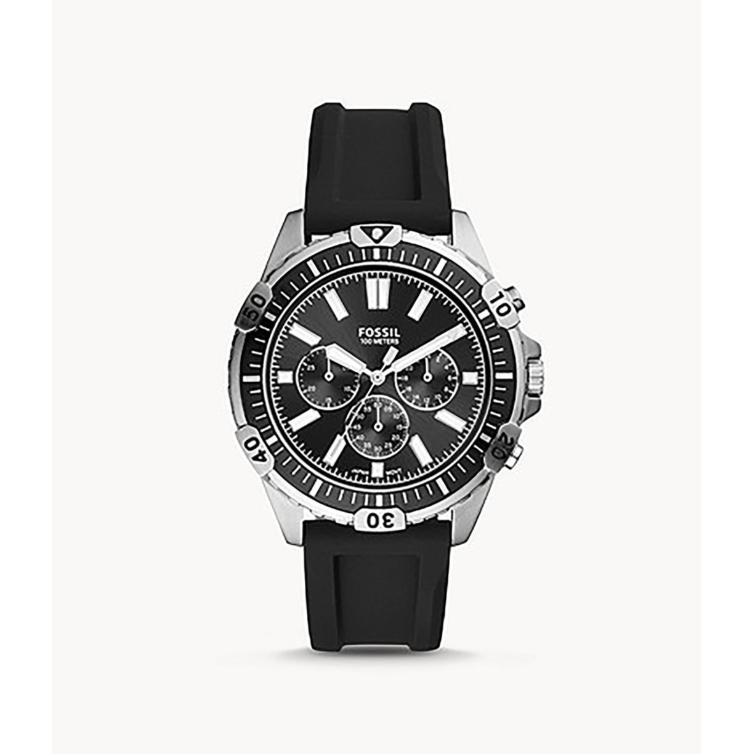 Fossil Analog Men's Watch Stainless Steel Plastic Strap - FS5624