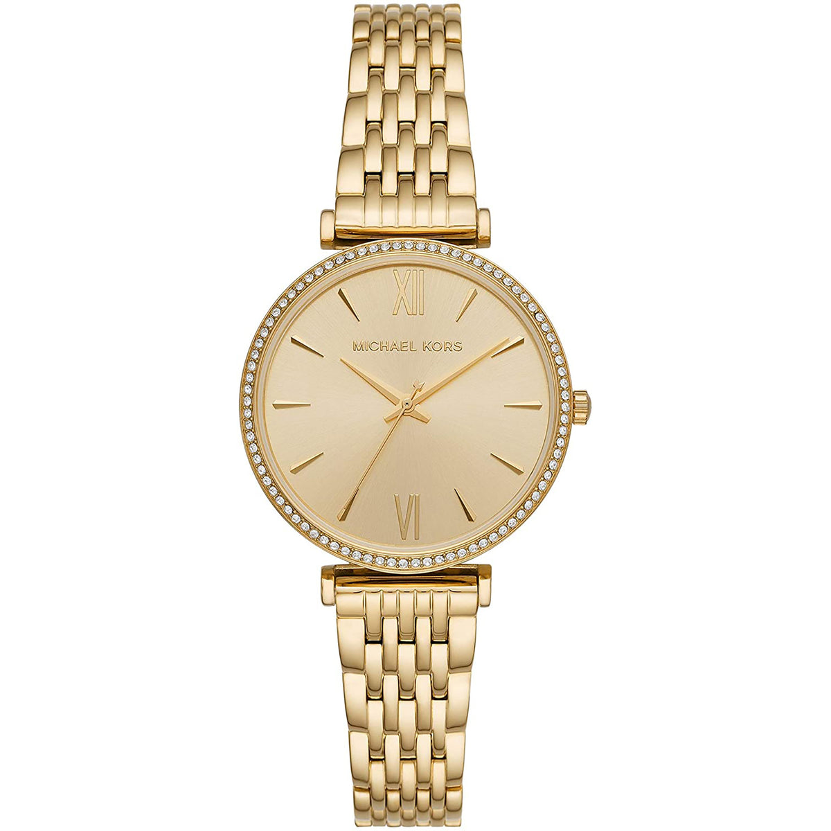 Michael Kors Analog Women's Watch Gold Plated Metal Bracelet
