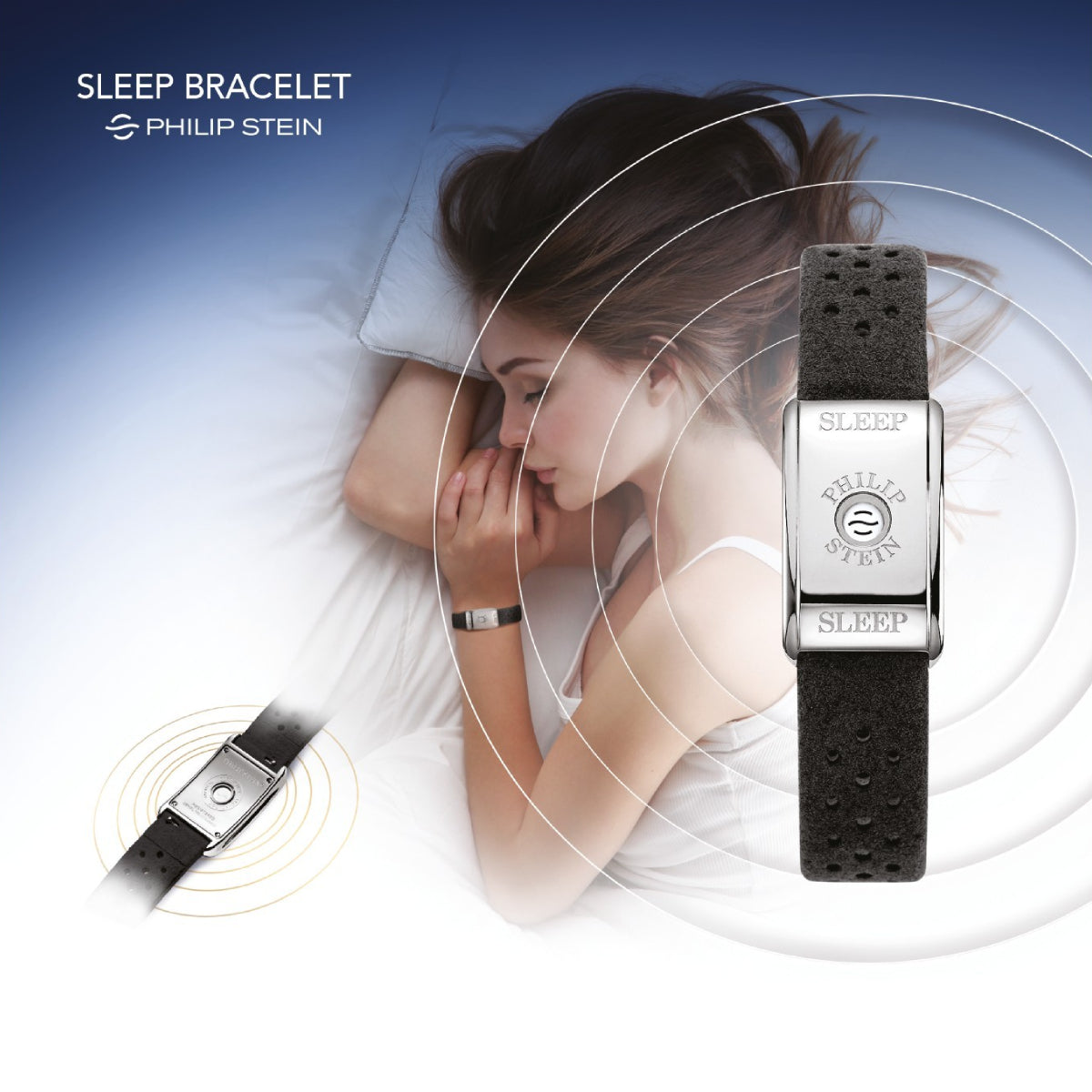 Philip Stein Unisex Classic Sleep Bracelet - Silver