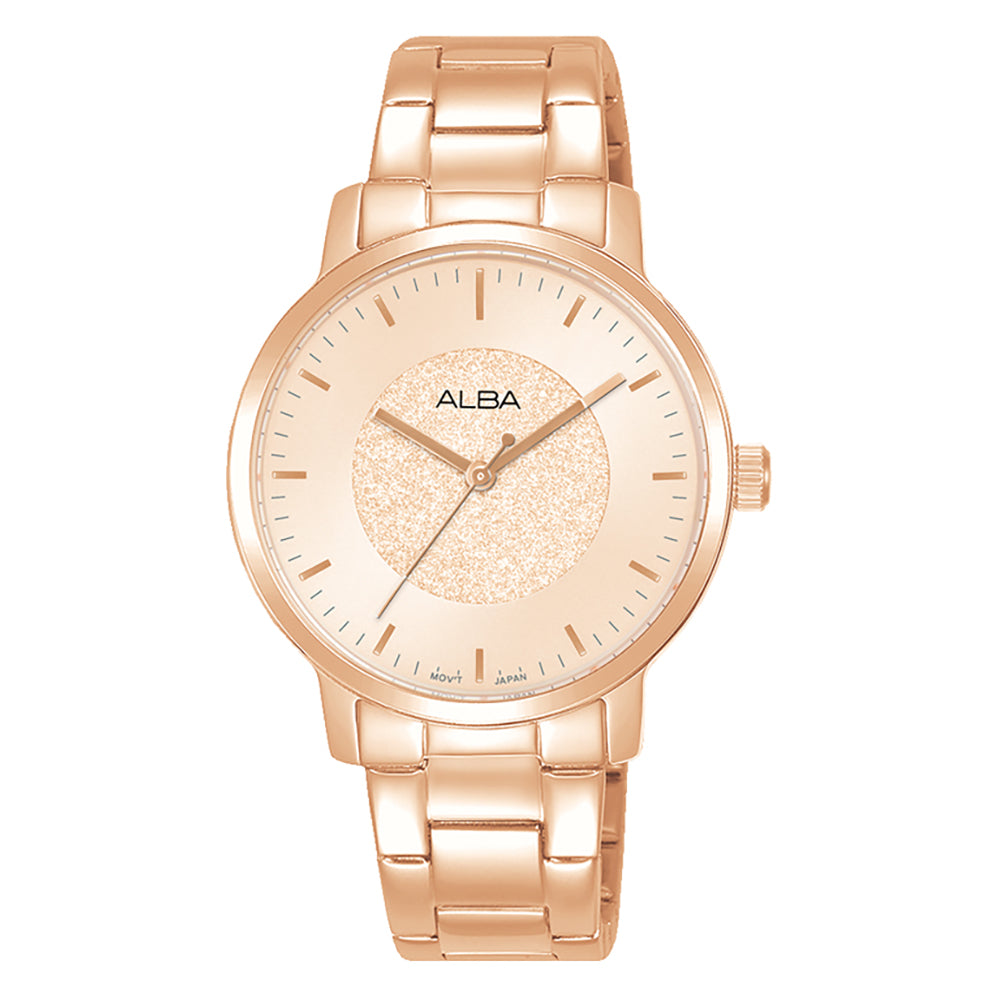 Alba watch 2025 rose gold