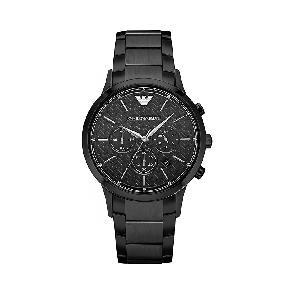 EMPORIO ARMANI LG RD BLU SILVER BRACELET