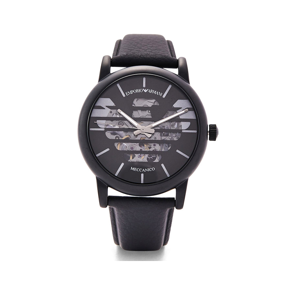 AUTOM WATCH 21 JWL SS LEATHER STRAP