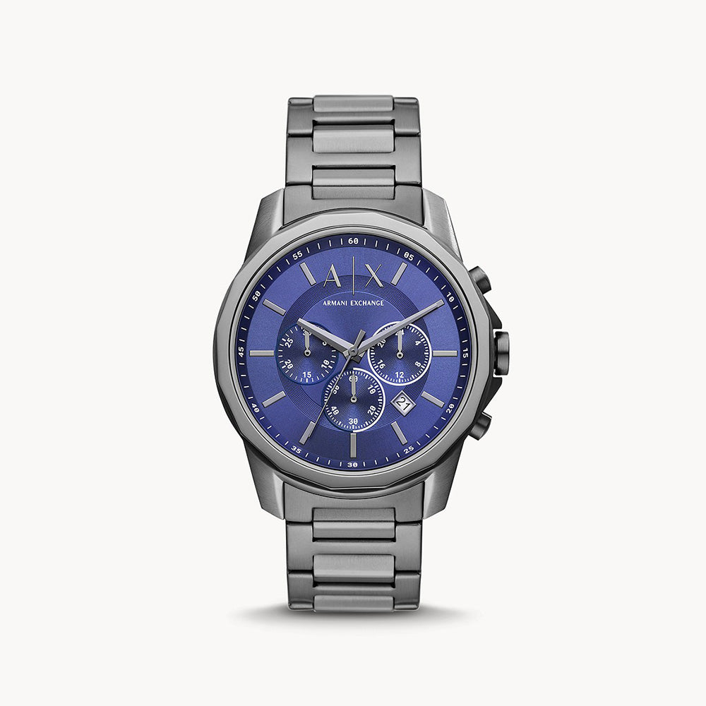 Armani Exchange Men\'s Chronograph Blue Dial Watch – The Watch House