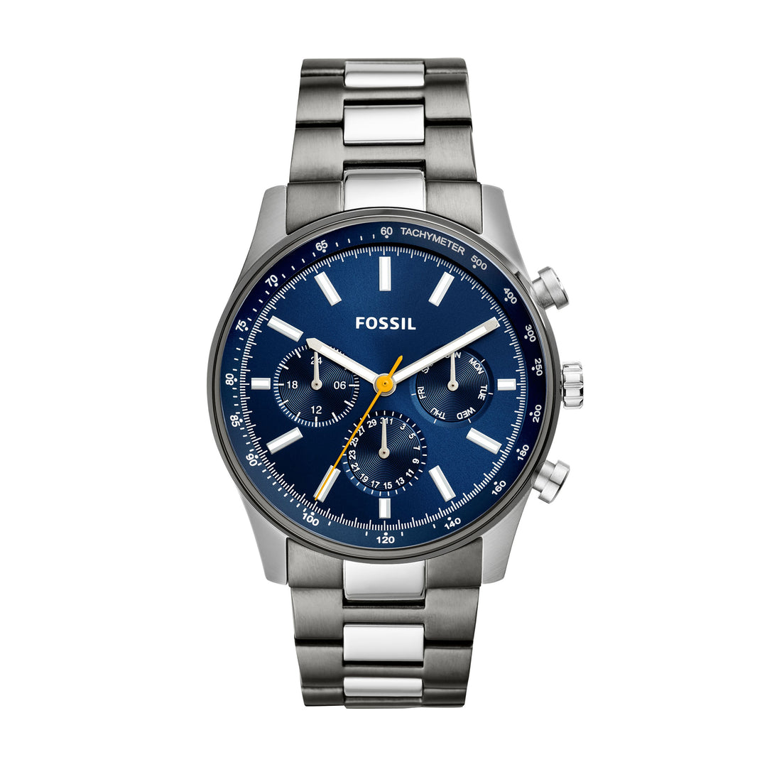Fossil Analog Men's Watch Stainless Steel Metal Bracelet - BQ2458