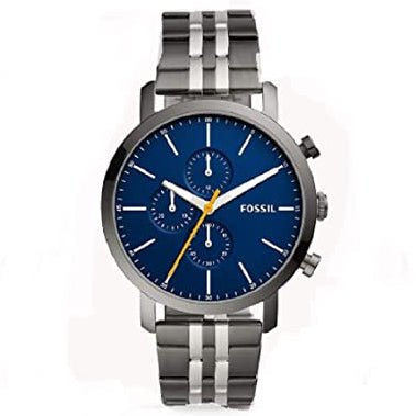 Fossil Analog Men's Watch Stainless Steel Metal Bracelet