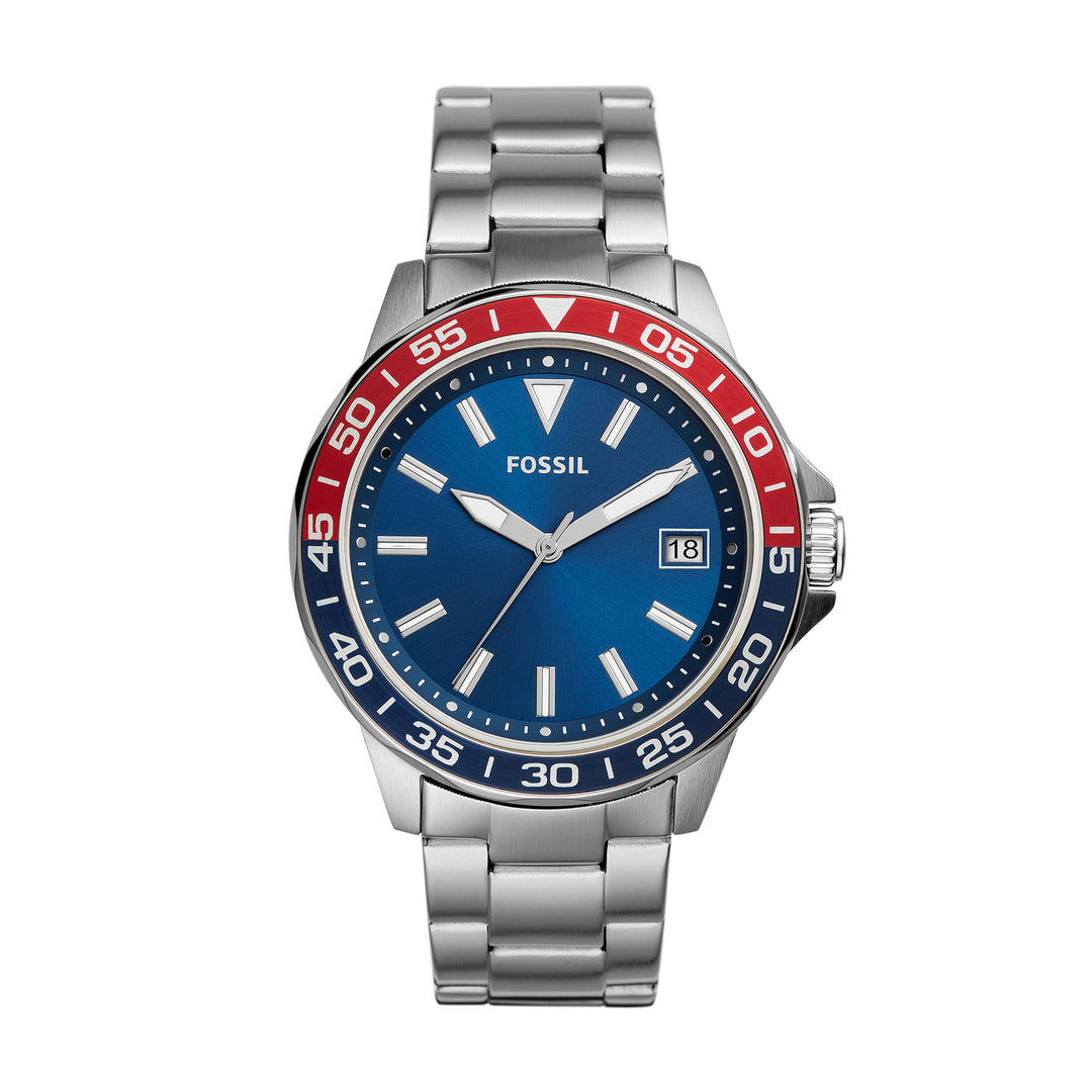 Fossil Analog Men's Watch Stainless Steel Metal Bracelet - BQ2505