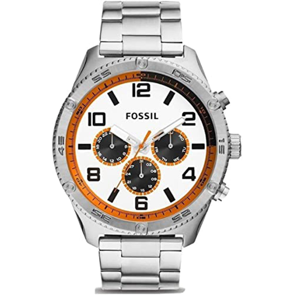 Fossil Analog Men's Watch Stainless Steel Metal Bracelet - BQ2530