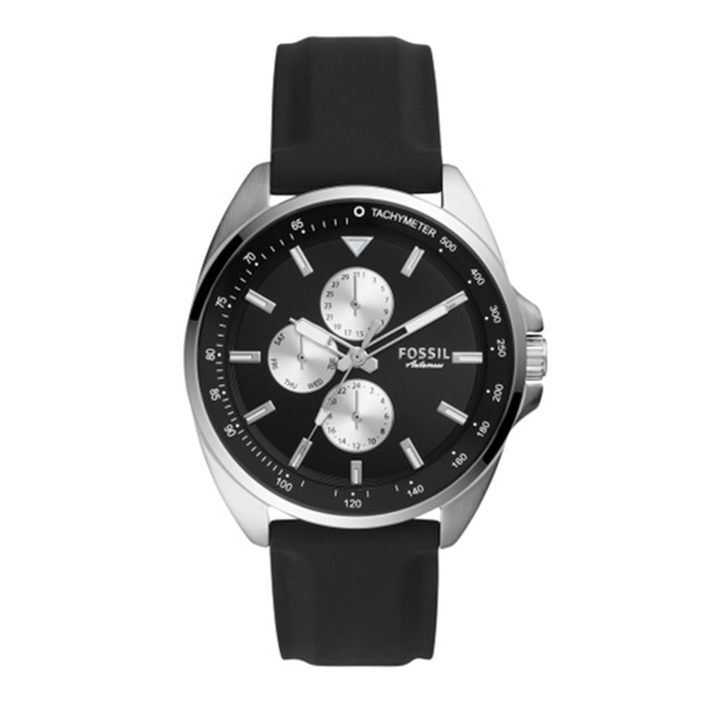 Fossil Analog Men's Watch Stainless Steel Plastic Band - BQ2553