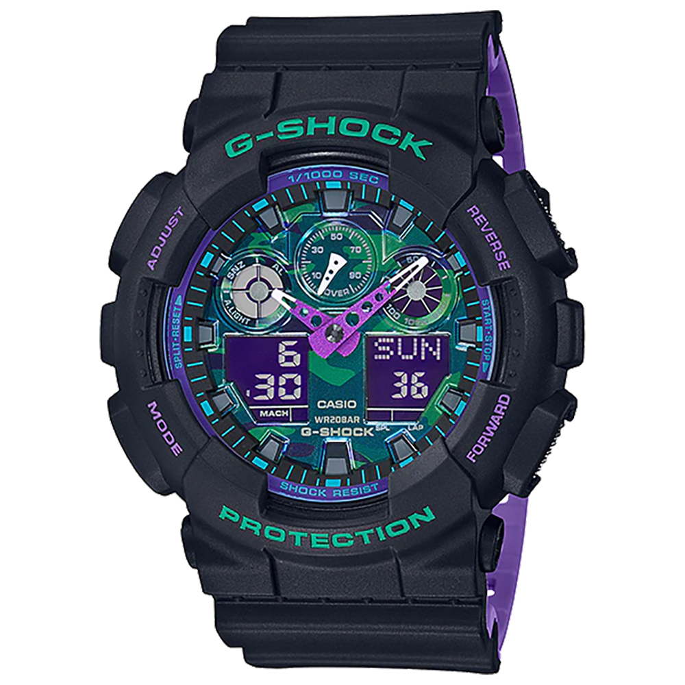 Casio G Shock Men s Analog Digital Watch GA 100BL 1ADR