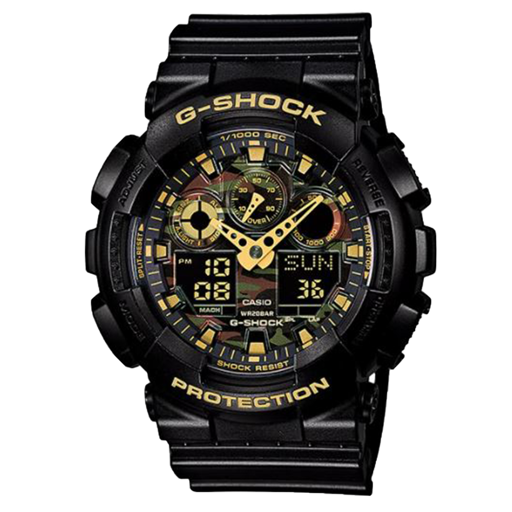 Casio G Shock Men s Analog Digital Watch GA 100CF 1A9DR