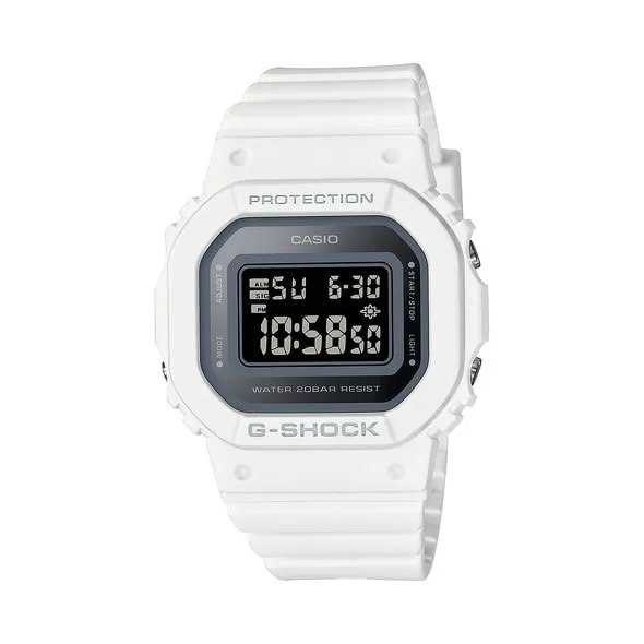 Casio g cheap shock white strap