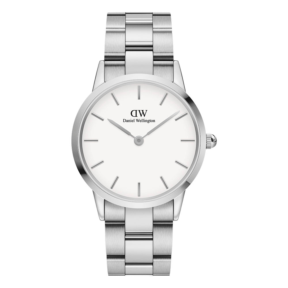 Daniel Wellington Unisex Watch Silver Tone Case Quartz