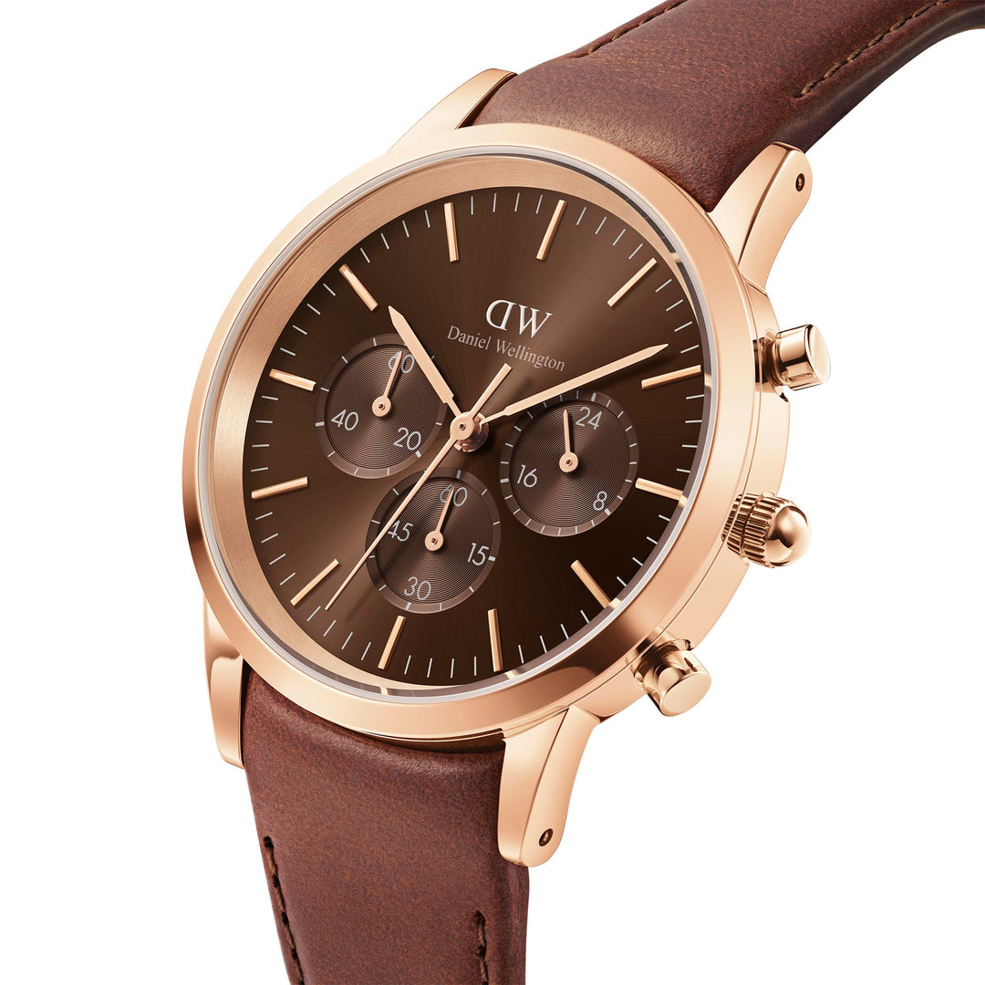Daniel Wellington Men's Watch Rose Gold Tone Case Quartz