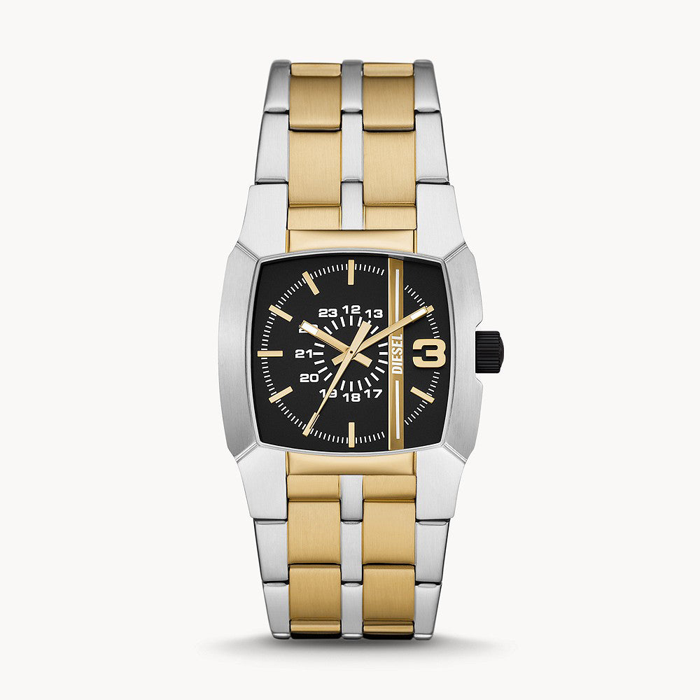 DIESEL CLIFFHANGER 2-TONE STAINLESS STEEL MENS WATCH