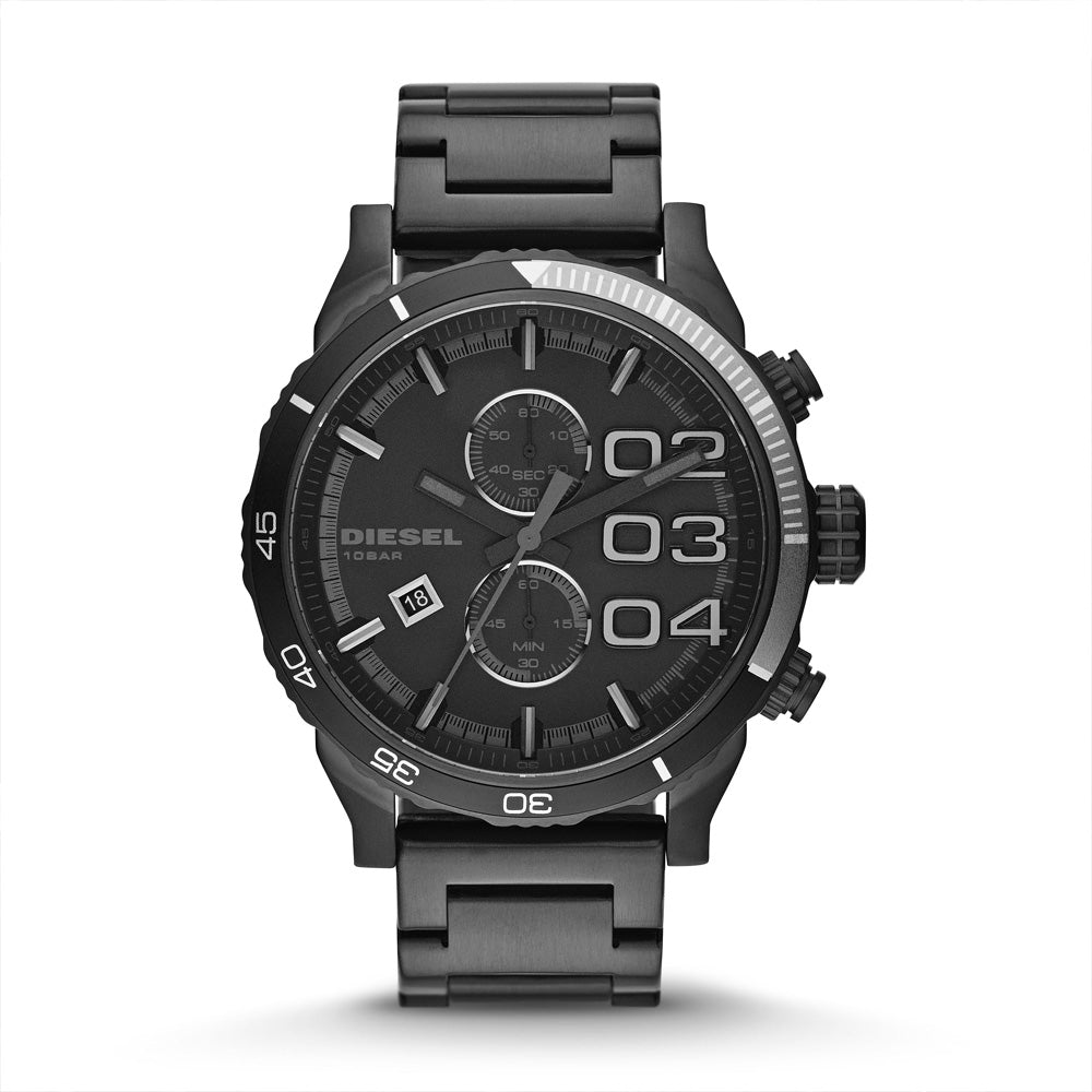 DIESEL DOUBLE DOWN MEN'S STAINLESS STEEL WATCH