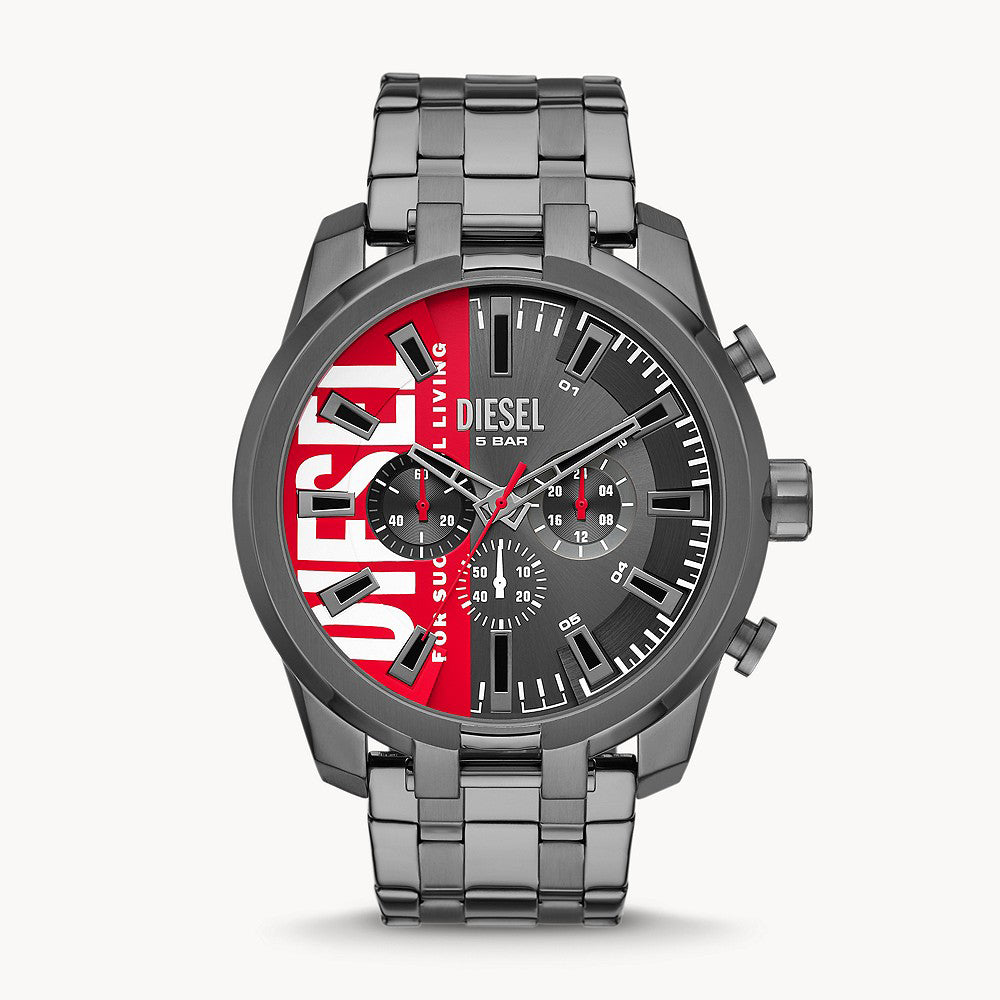 DIESEL SPLIT CHRONOGRAPH TWO-TONE STAINLESS STEEL WATCH